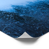 Nebel über schneebedeckten Wald am See Bohinj, Slo Poster (Ecke)