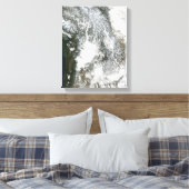 Nebel und Schnee im Pazifischen Nordwesten (wahre  Leinwanddruck (Insitu (Schlafzimmer))