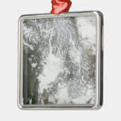 Nebel und Schnee im Pazifischen Nordwesten (wahre Ornament Aus Metall (Links)