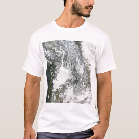 Nebel und Schnee im Pazifischen Nordwesten (wahre T-Shirt (Vorderseite)