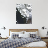 Nebel und Schnee in British Columbia Leinwanddruck (Insitu (Schlafzimmer))