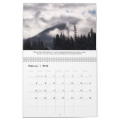 Nebel und Schrifts-Kalender Kalender (Feb 2026)