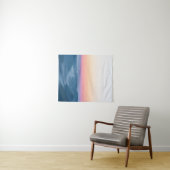 Nebel und zauberhafter Himmel vor Sonnenaufgang Wandteppich (Beispiel (Horizontal))