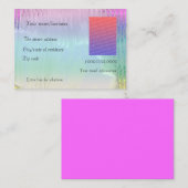 Nebel Visitenkarte (Vorne/Hinten)