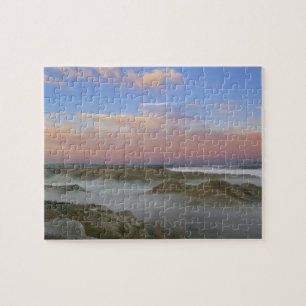 Nebel vom Little Missouri River hängt in der Puzzle