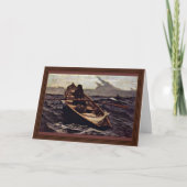 Nebel-Warnung (die Nebel-Warnung) durch Homer Karte (Vorderseite)