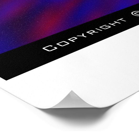 Nebelbahn Poster (Ecke)