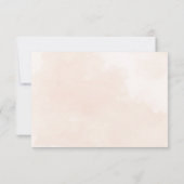 Nebelbaum RSVP Karte (Rückseite)