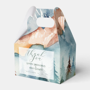 Nebelberg-Hochzeit Geschenkschachtel