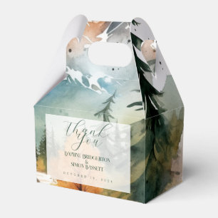 Nebelberg-Hochzeit Geschenkschachtel