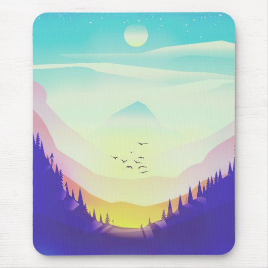 Nebelberge Mousepad (Vorne)
