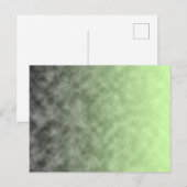 Nebelblatt Licht Postkarte (Vorne/Hinten)