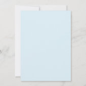 Nebelblaue Wiesenbogen-Hochzeit Einladung (Rückseite)