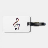 Nebelfleck 1 des dreifachen Clef Gepäckanhänger (Rückseite horizontal)