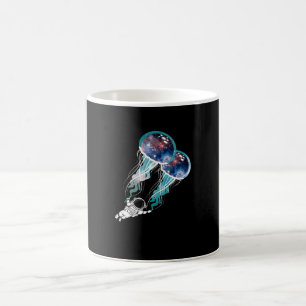 Nebelfleck-Galaxie-Astronauten-Weltraum-Quallen Kaffeetasse