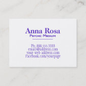 *~* Nebelfleck-Galaxie-kosmische heilige Geometrie Visitenkarte (Rückseite)