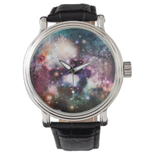 Nebelfleck-Galaxie-Sterne Armbanduhr