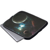 Nebelfleck Laptopschutzhülle (Vorne Knopf)