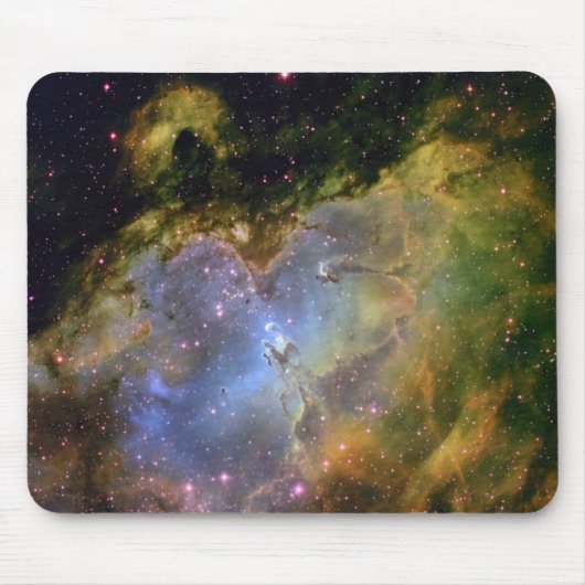 Nebelfleck-Mausunterlage Mousepad (Vorne)