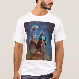 Nebelfleck-Säulen HDRs Eagle der Schaffung T-Shirt