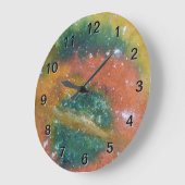 Nebelfleck und Planeten Große Wanduhr (Winkel)