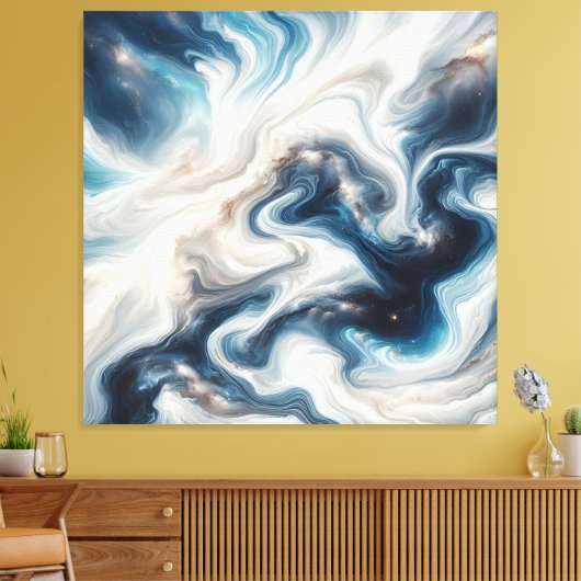 Nebelfluss Leinwanddruck (Insitu (Wohnzimmer))