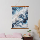 Nebelfluss Wandteppich Mit Holzrahmen (Schlafzimmer)