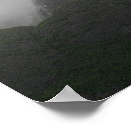 Nebelgebirge Poster (Ecke)