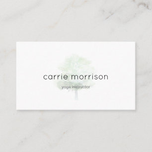 nebelhafte Baum-Visitenkarte Visitenkarte