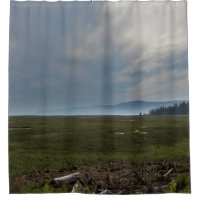 Nebelhafte Berge