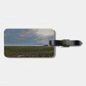 Nebelhafte Berge Gepäckanhänger (Rückseite horizontal)