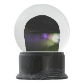 Nebelhafte Lichter Niagara Falls Schneekugel (Rückseite)