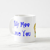 Nebelhafte Liebe MOO I Sie Kaffeetasse (Vorderseite Links)