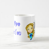 Nebelhafte Liebe MOO I Sie Kaffeetasse (Mittel)