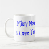 Nebelhafte Liebe MOO I Sie Kaffeetasse (Links)