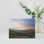 Nebelhafte Morgen-Ansicht Postkarte (Stehend Vorderseite)