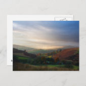 Nebelhafte Morgen-Ansicht Postkarte (Vorne/Hinten)