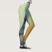 Nebelhafte Morgen-Krähe Leggings (Rechts)