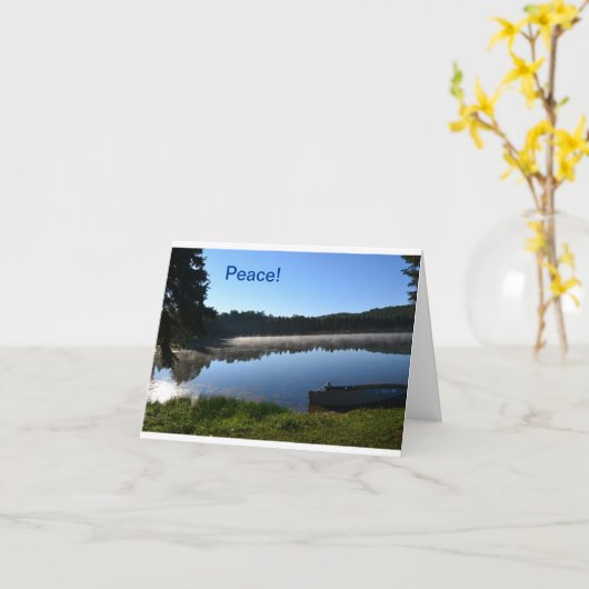 Nebelhafte Seanmerkungskarte Karte (Gelbe Blume)