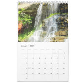 Nebelhafte Wasserfälle Kalender (Jan 2027)