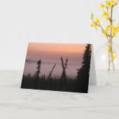 Nebelhafter Morgen Karte (Gelbe Blume)