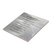 Nebelhafter Ozean-Strand tun es irgendwie Fliese (Seite)