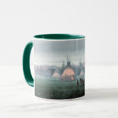 NEBELHAFTER TIPI durch SHARON SHARPE Tasse (Vorderseite Links)