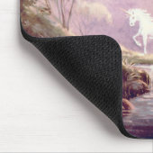 NEBELHAFTES EINHORN durch SHARON SHARPE Mousepad (Ecke)