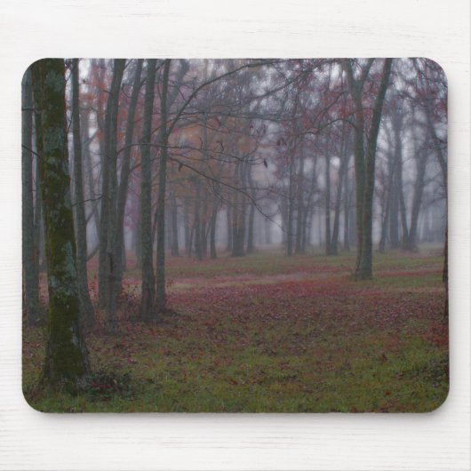 Nebelhaftes Holz Mousepad (Vorne)