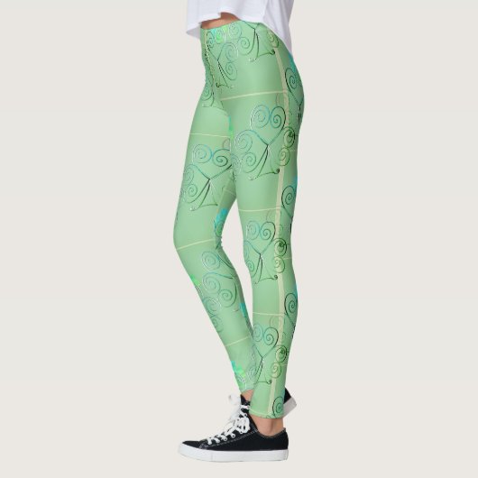 Nebelhaftes Kleeblatt Leggings (Links)