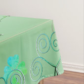 Nebelhaftes Kleeblatt Tischdecke (Beispiel)