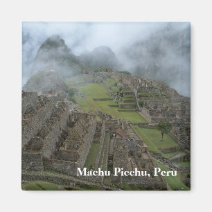 "Nebelhaftes Machu Picchu" Magnet