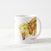 Nebelhaftes MOO Kaffeetasse (VorderseiteRechts)