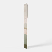 Nebelhorizont Abstrakte Landschaft – Minimal Neutr iPhone Hülle (Rechte Seite)